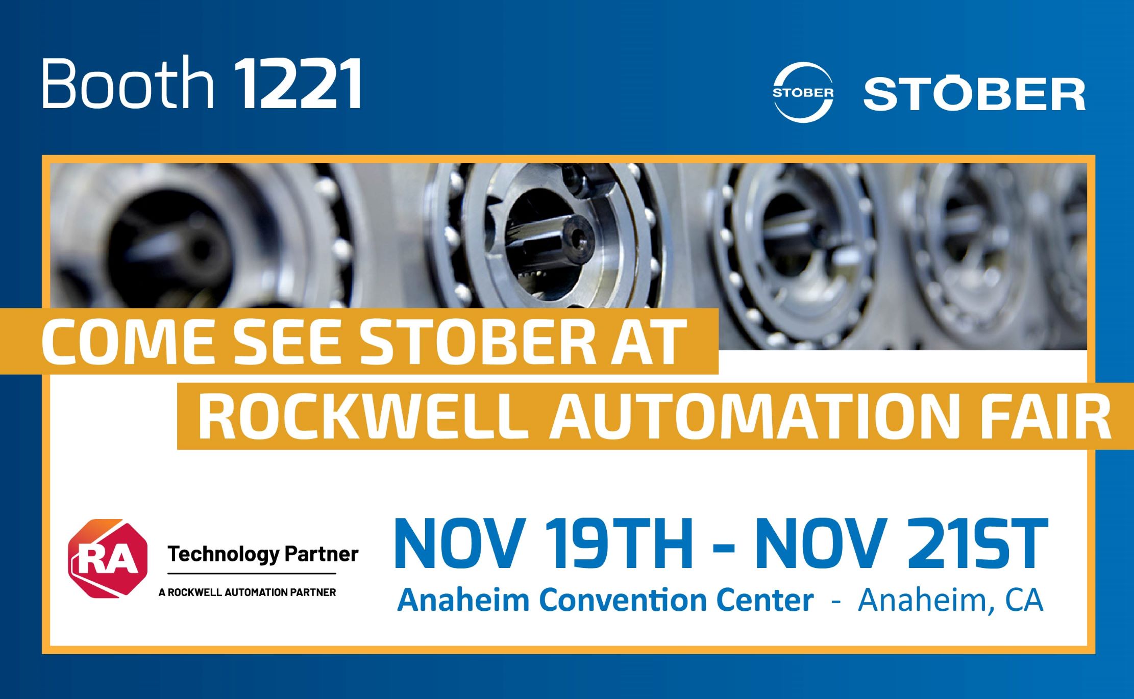 STOBER booth 1221 automation fair anaheim